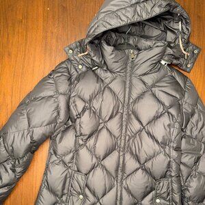 Burberry Brit Women's XL Black Down Jacket (100% Goosedown filling)